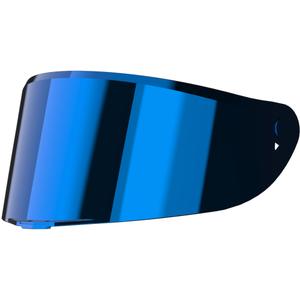 Plexi pro helmy na motorku LS2 FF807 modře iridiové