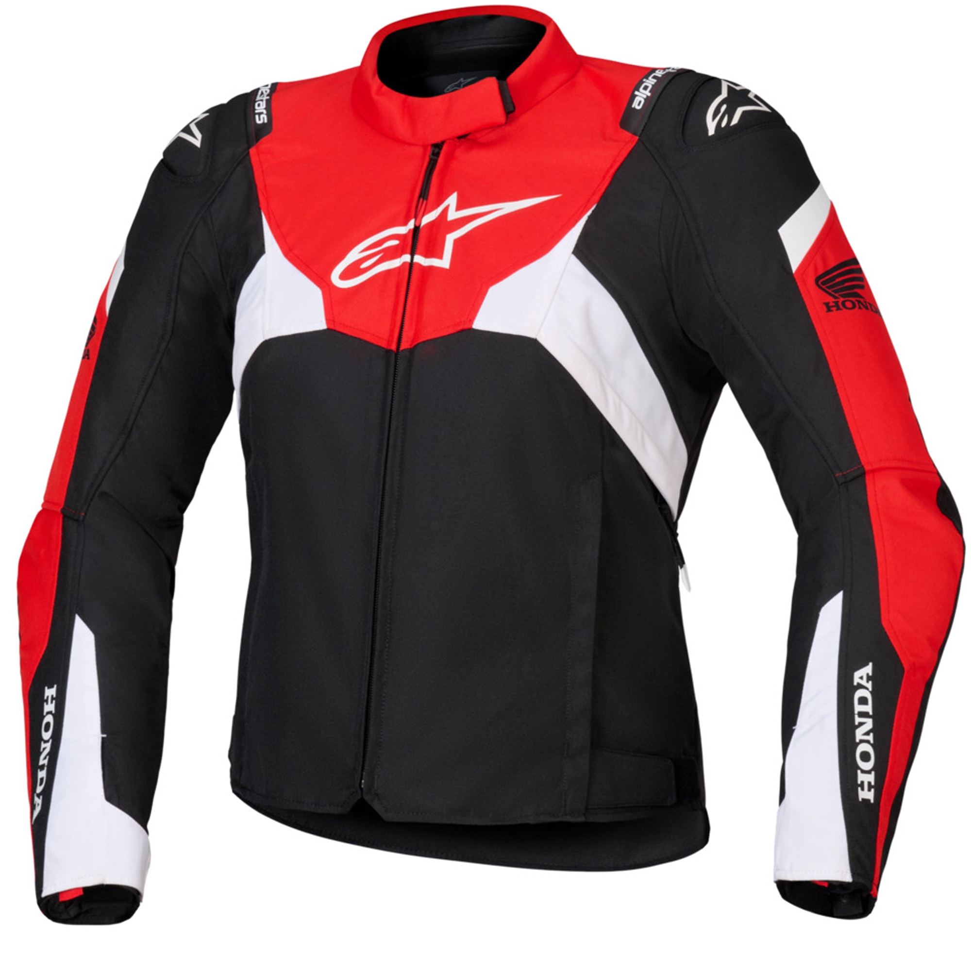 Dámská bunda na motorku Alpinestars Stella T-Jaws V4 Waterproof kolekce Honda černo-červeno-bílá Velikost: XS