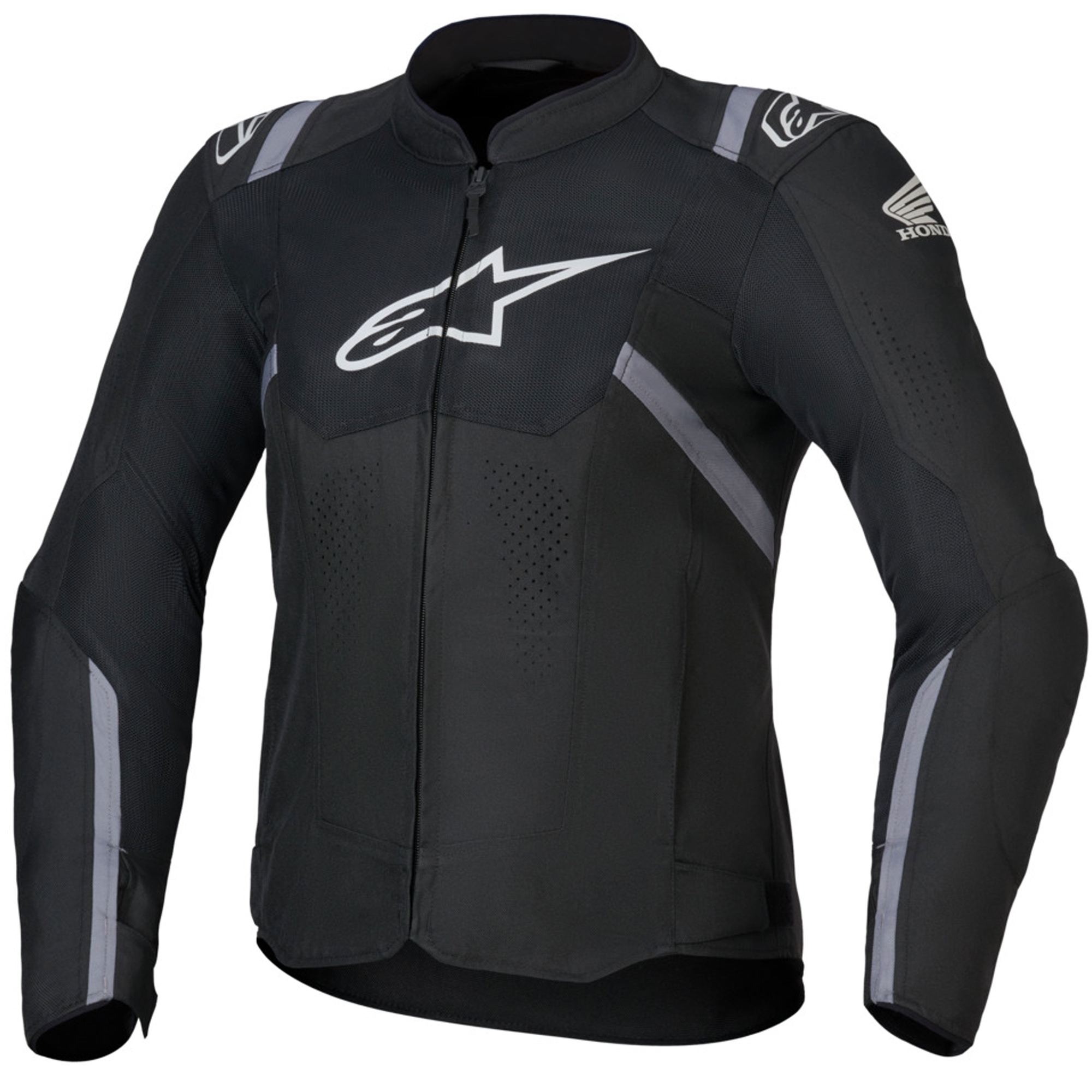 Dámská bunda na motorku Alpinestars Stella T-SPS Air V2 kolekce Honda černo-šedo-bílá Velikost: XS
