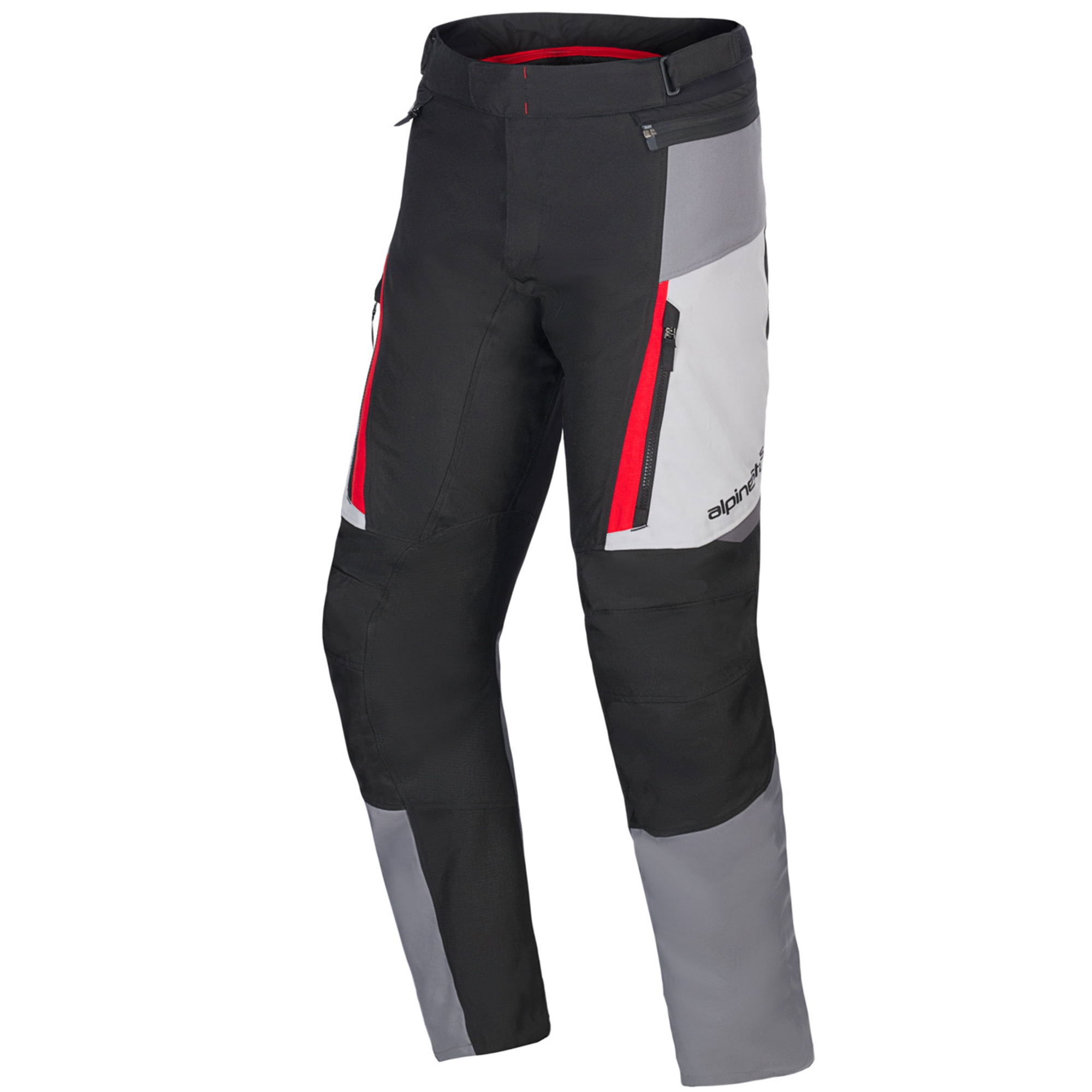 Kalhoty na motorku Alpinestars ST-1 Waterproof kolekce Honda šedo-tmavě šedo-černo-červené Velikost: S