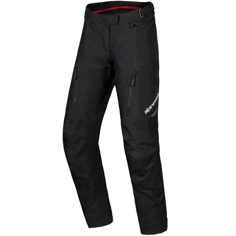 Dámské kalhoty na motorku Alpinestars Stella ST-1 Waterproof kolekce Honda černo-červené