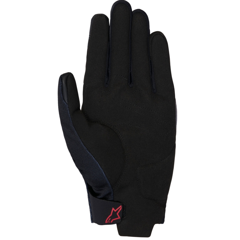 Rukavice na motorku Alpinestars Reef V2 kolekce Honda černo-červeno-šedé