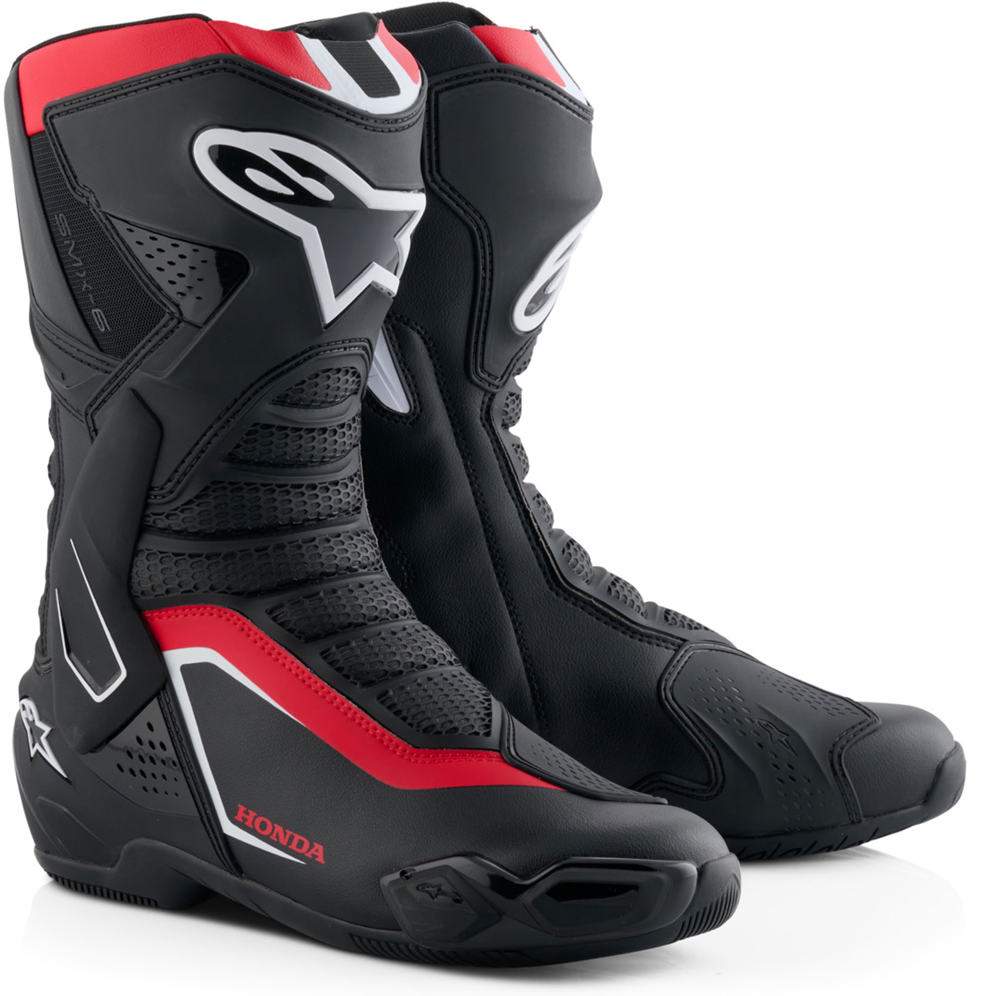 Boty na motorku Alpinestars SMX-6 V3 kolekce Honda černo-červeno-bílé Velikost: 40
