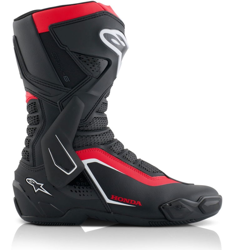 Boty na motorku Alpinestars SMX-6 V3 kolekce Honda černo-červeno-bílé