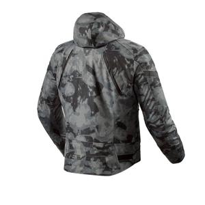 Bunda na motorku Revit Flare 3 H2O camo tmavě šedá