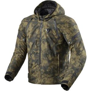 Bunda na motorku Revit Flare 3 H2O camo tmavě zelená