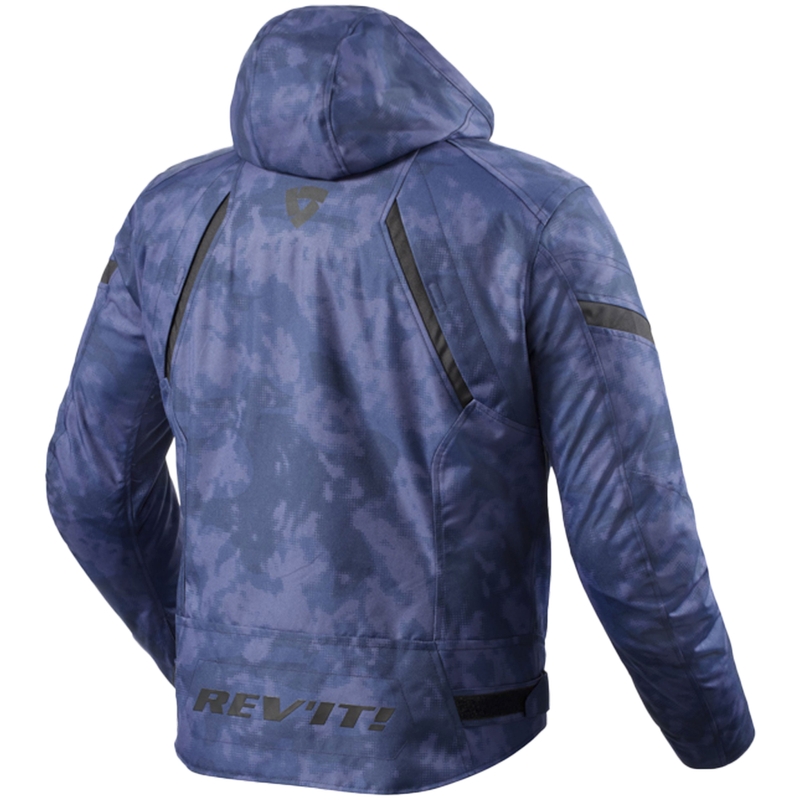 Bunda na motorku Revit Flare 3 H2O camo modrá