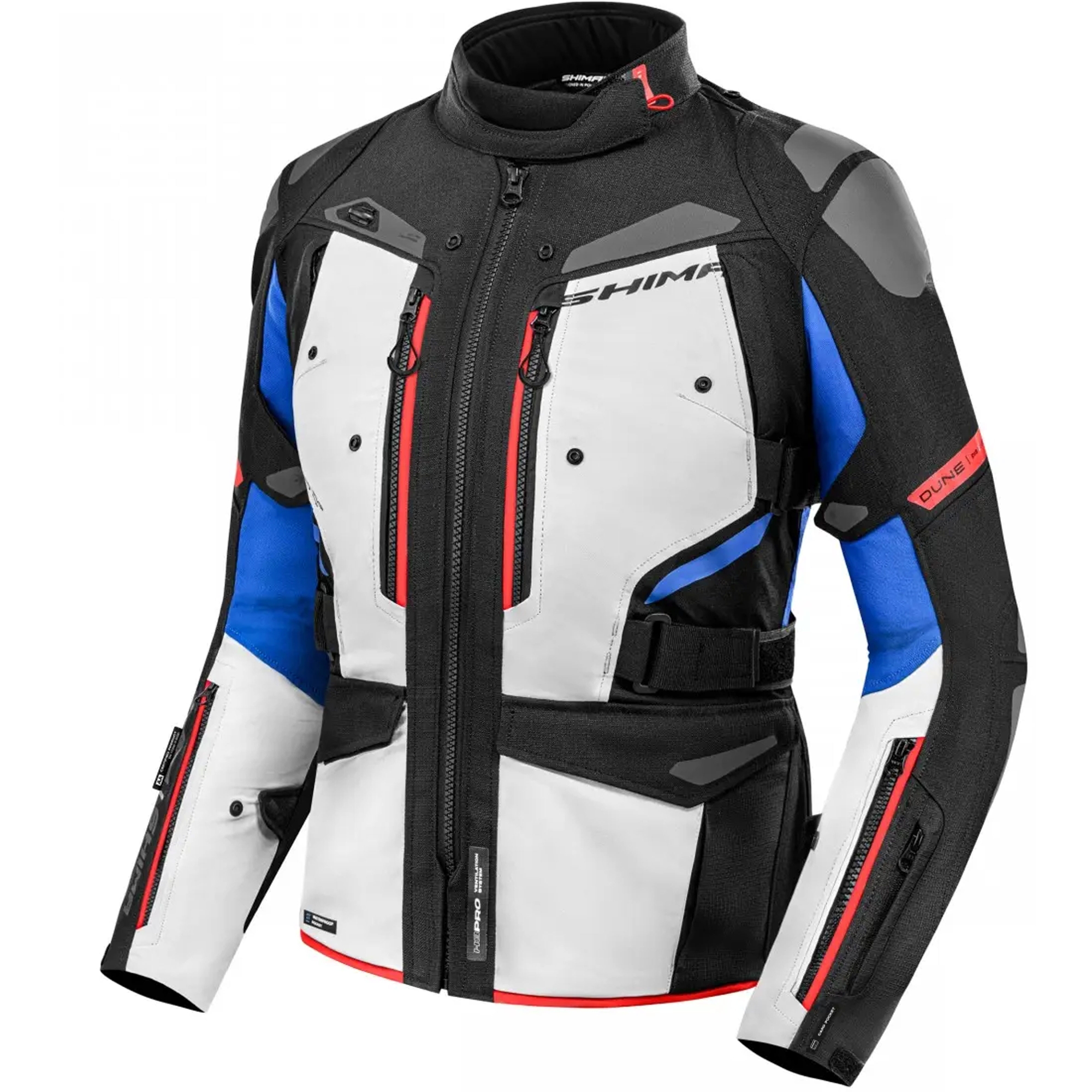Dámská bunda na motorku Shima Dune modrá Velikost: XS