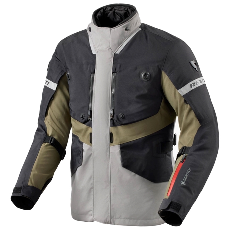 Bunda na motorku Revit Neptune 3 GTX černo-zelená
