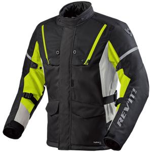 Bunda na motorku Revit Horizon 3 H2O černo-fluo žlutá