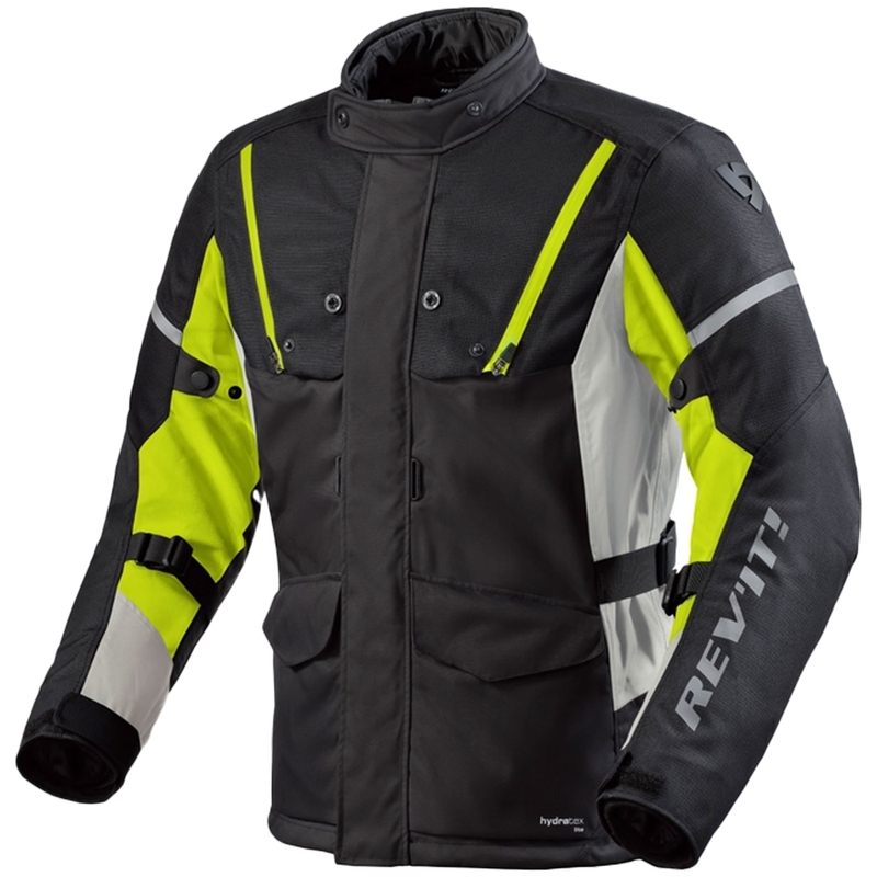 Bunda na motorku Revit Horizon 3 H2O černo-fluo žlutá