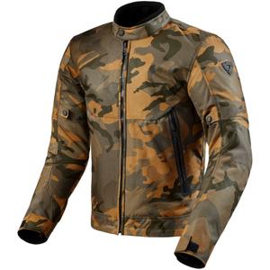 Bunda na motorku Revit Shade H2O camo-zelená