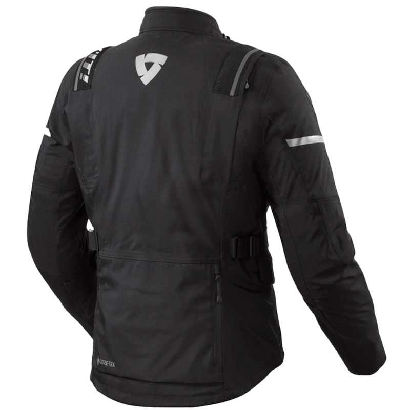 Bunda na motorku Revit Vertical GTX černo-stříbrná