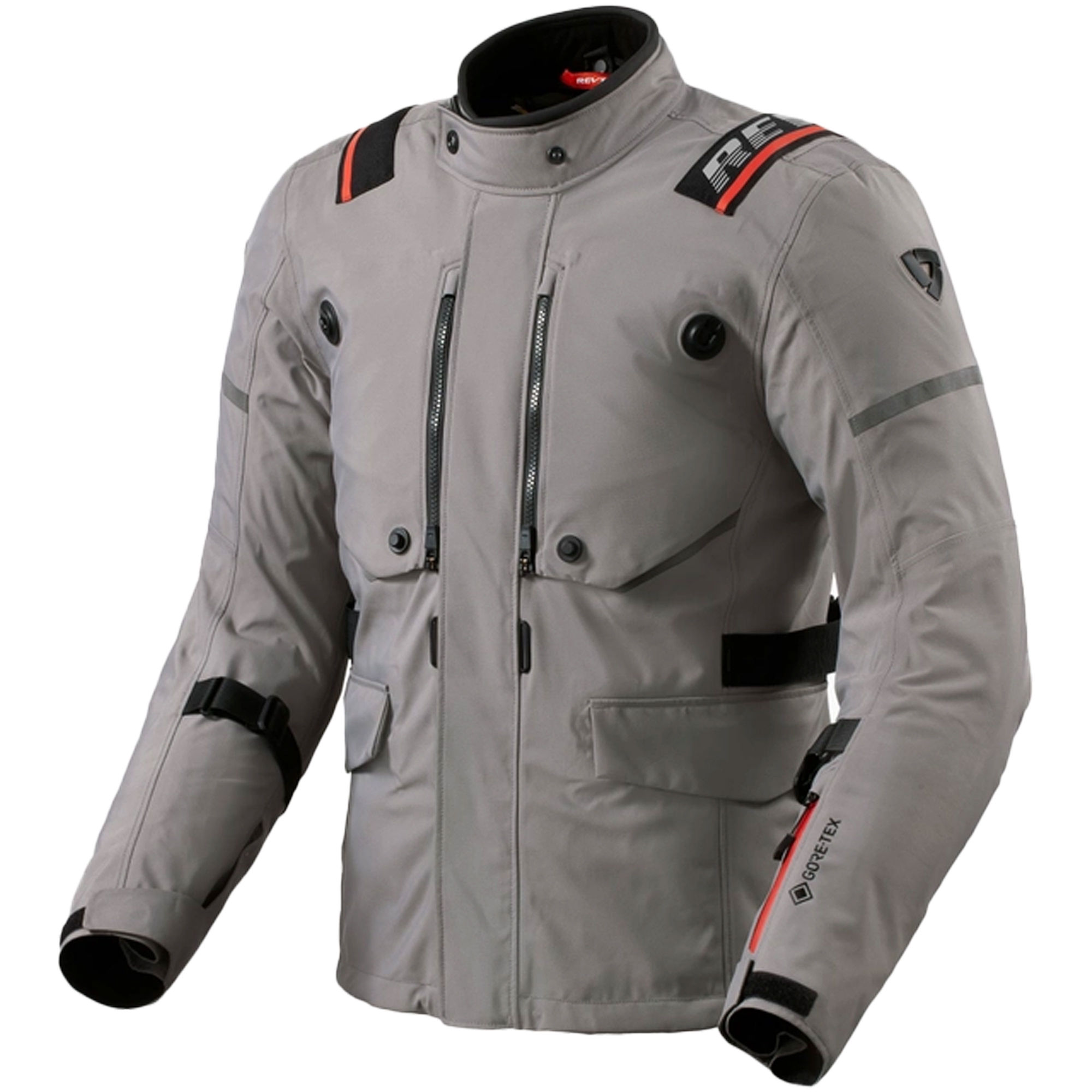 Bunda na motorku Revit Vertical GTX tmavě šedá Velikost: S