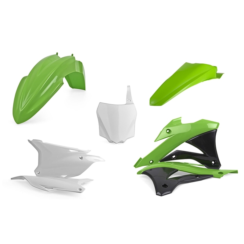 Sada plastů POLISPORT OEM barva pro KAWASAKI KX 85 2014-2023, KAWASAKI KX 112 2014-2021