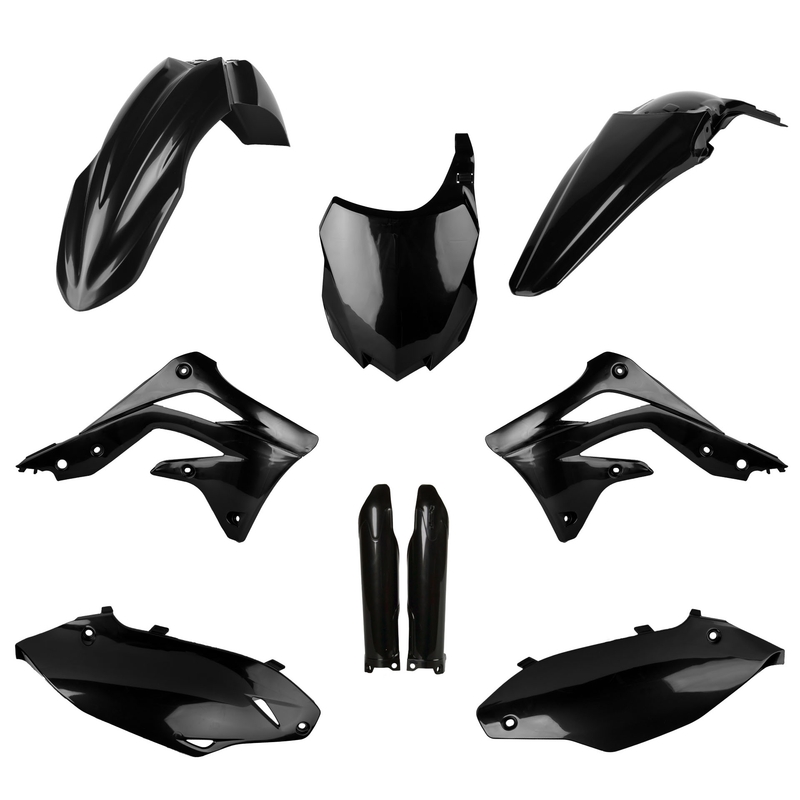 Sada plastů POLISPORT černý pro KAWASAKI KX 450 (F) 2013-2015