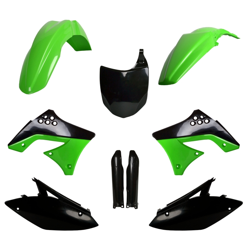 Sada plastů POLISPORT OEM barva pro KAWASAKI KX 250 (F) 4T 2009-2012