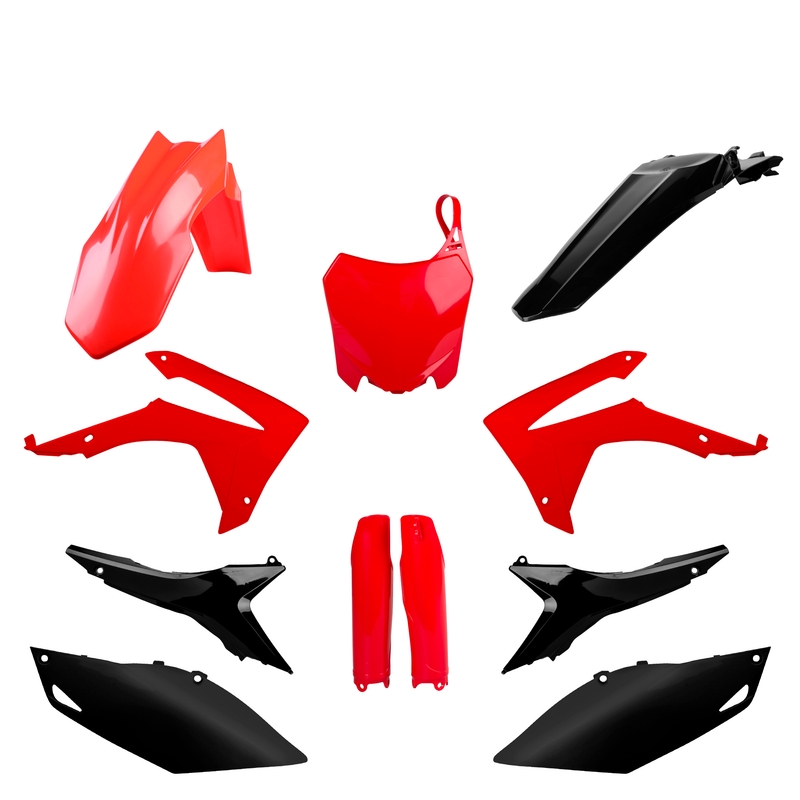 Sada plastů POLISPORT red cr05/black pro HONDA CRF 450 R 2013-2016, HONDA CRF 250 R 2014-2017