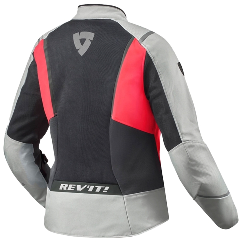 Dámská bunda na motorku Revit Airwave 4 šedo-růžová