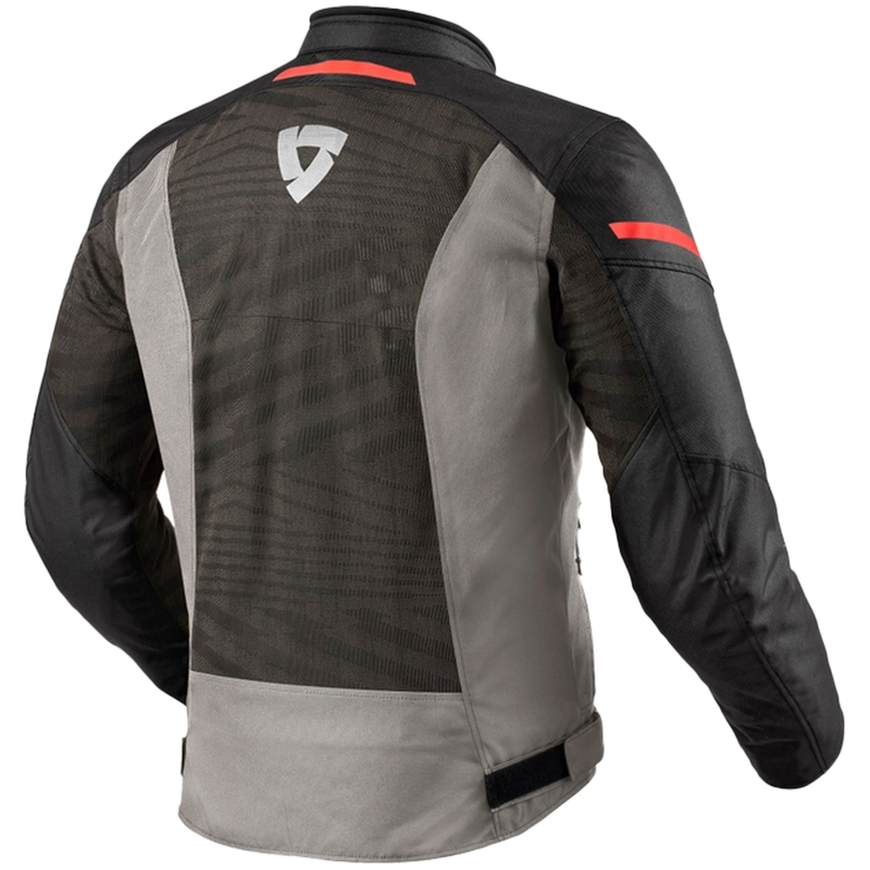 Bunda na motorku Revit Torque 2 H2O šedo-červená