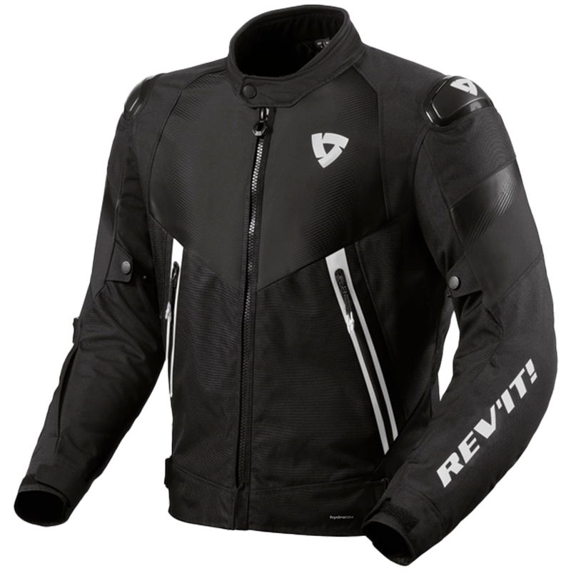 Bunda na motorku Revit Control H2O černo-bílá