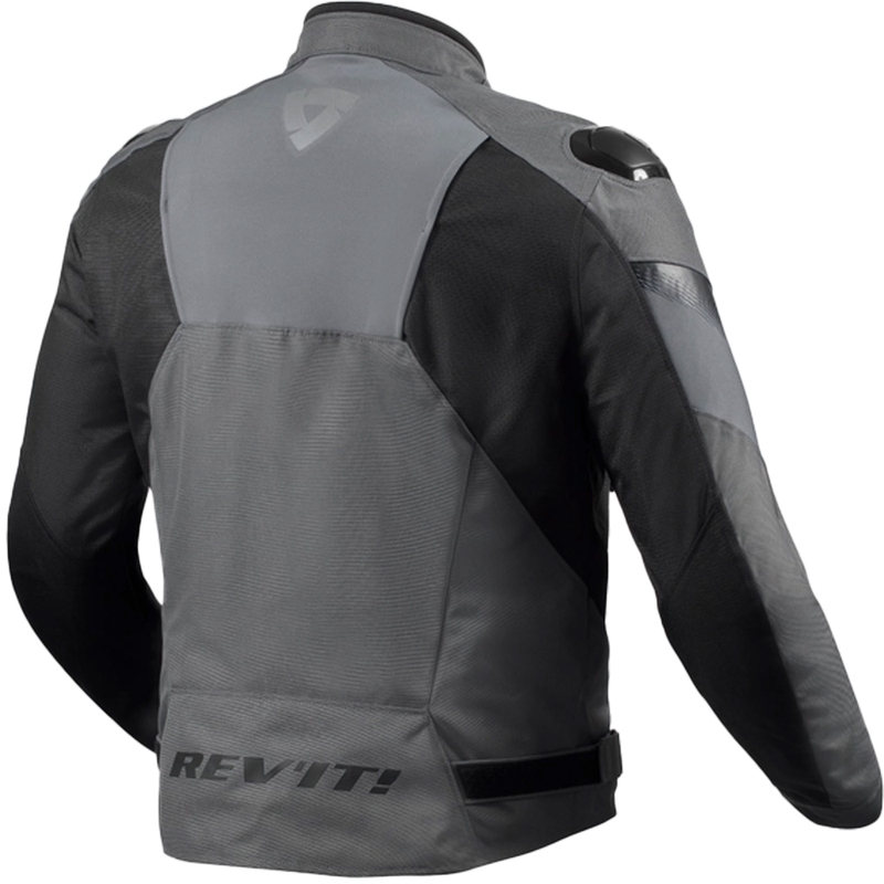 Bunda na motorku Revit Control H2O šedo-černá