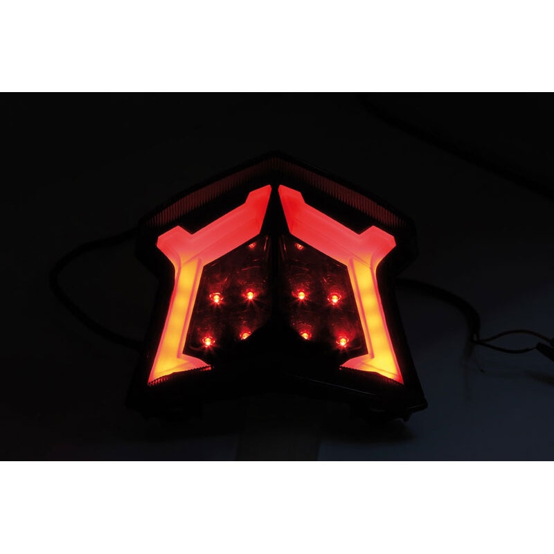 Zadní LED světlo Highsider Smart pro motorky Kawasaki Z 900, Z 650, Ninja 650, Bj. 17-