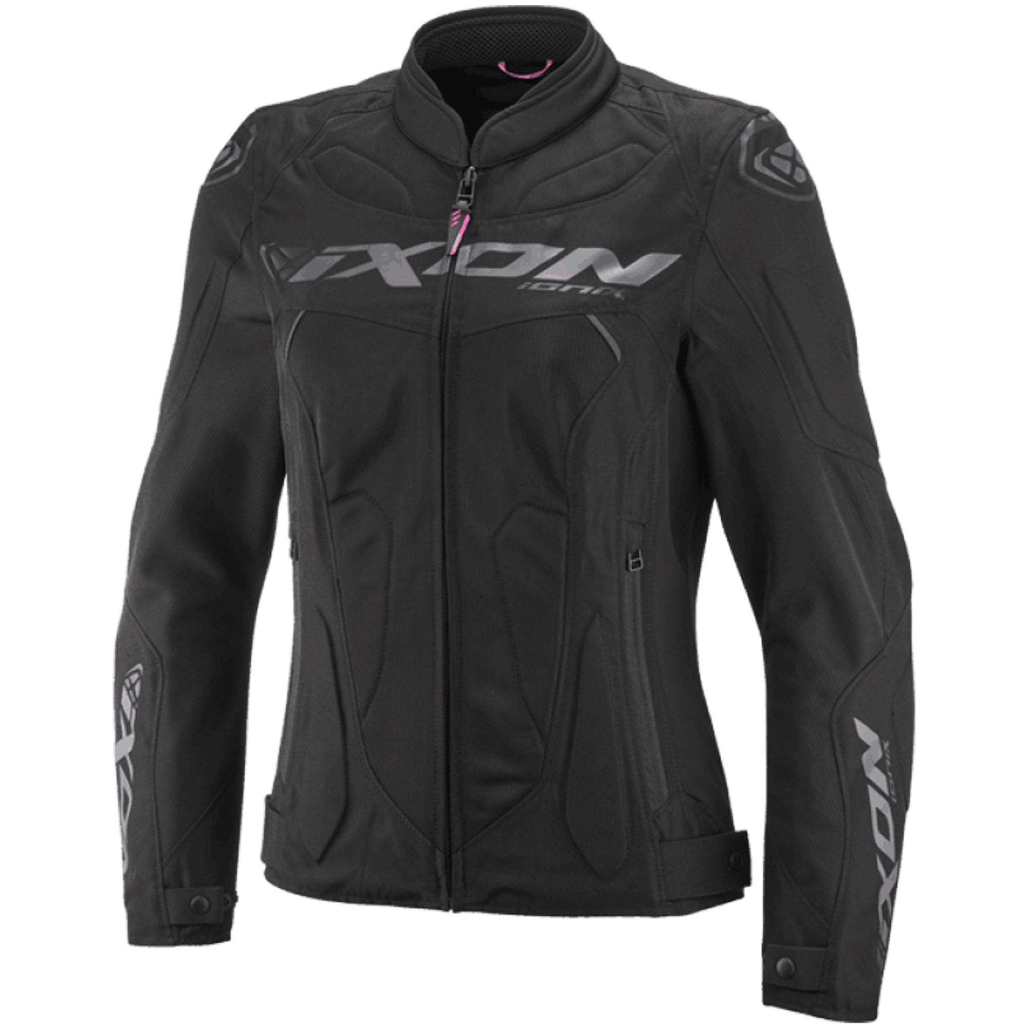 Dámská bunda na motorku IXON Ionix Lady černá Velikost: XS