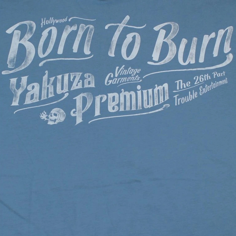 Tričko Yakuza Premium Guardian No Mercy modré