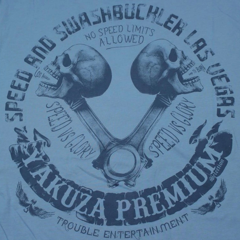 Tričko Yakuza Premium Swashbuckler modré