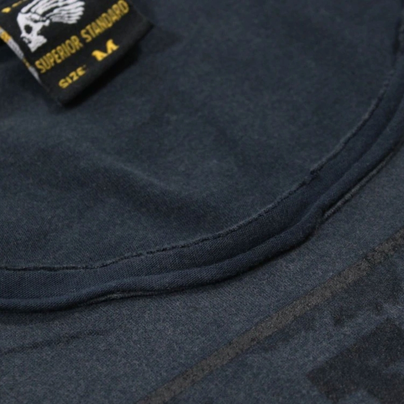 Tričko Yakuza Premium Rude and Rough Born to Burn - Los Angeles modré