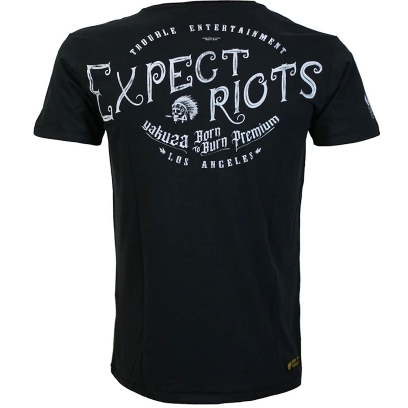 Tričko Yakuza Premium Expect Riots - Los Angeles černé
