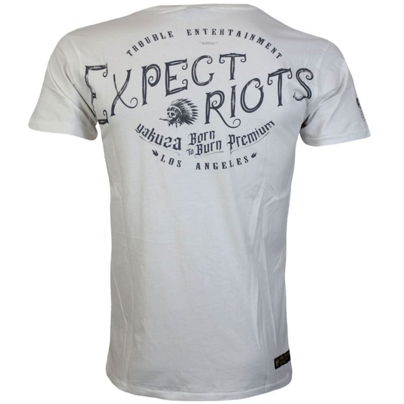 Tričko Yakuza Premium Expect Riots - Los Angeles bílé