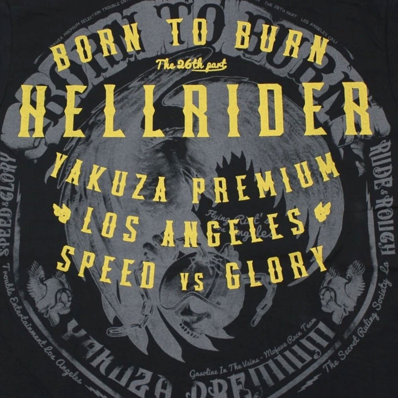 Tričko Yakuza Premium Hellrider černé