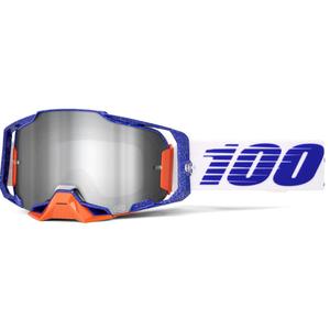 Motokrosové brýle 100% Armega Lavingaad se stříbrným plexi