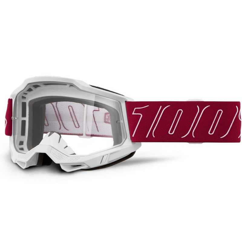 Motokrosové brýle 100% Accuri 2 Redline s čirým plexi