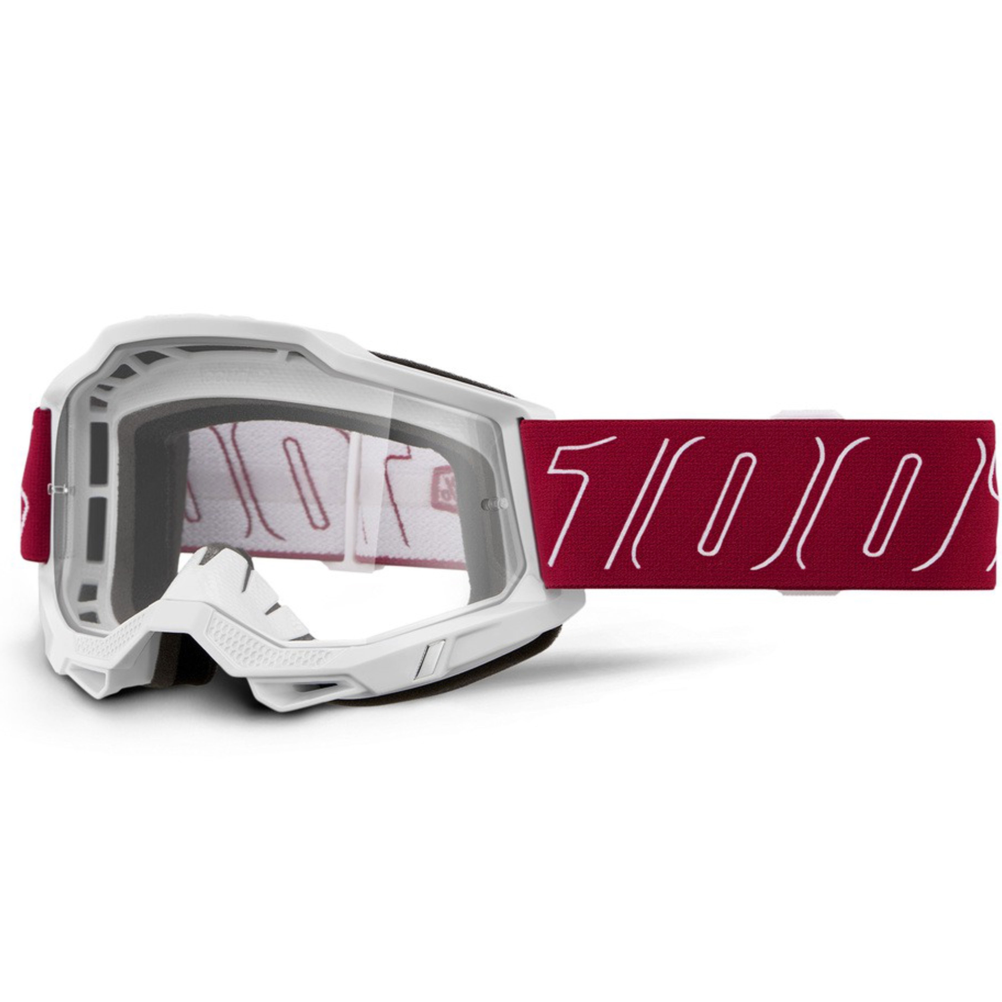 Motokrosové brýle 100% Accuri 2 Redline s čirým plexi