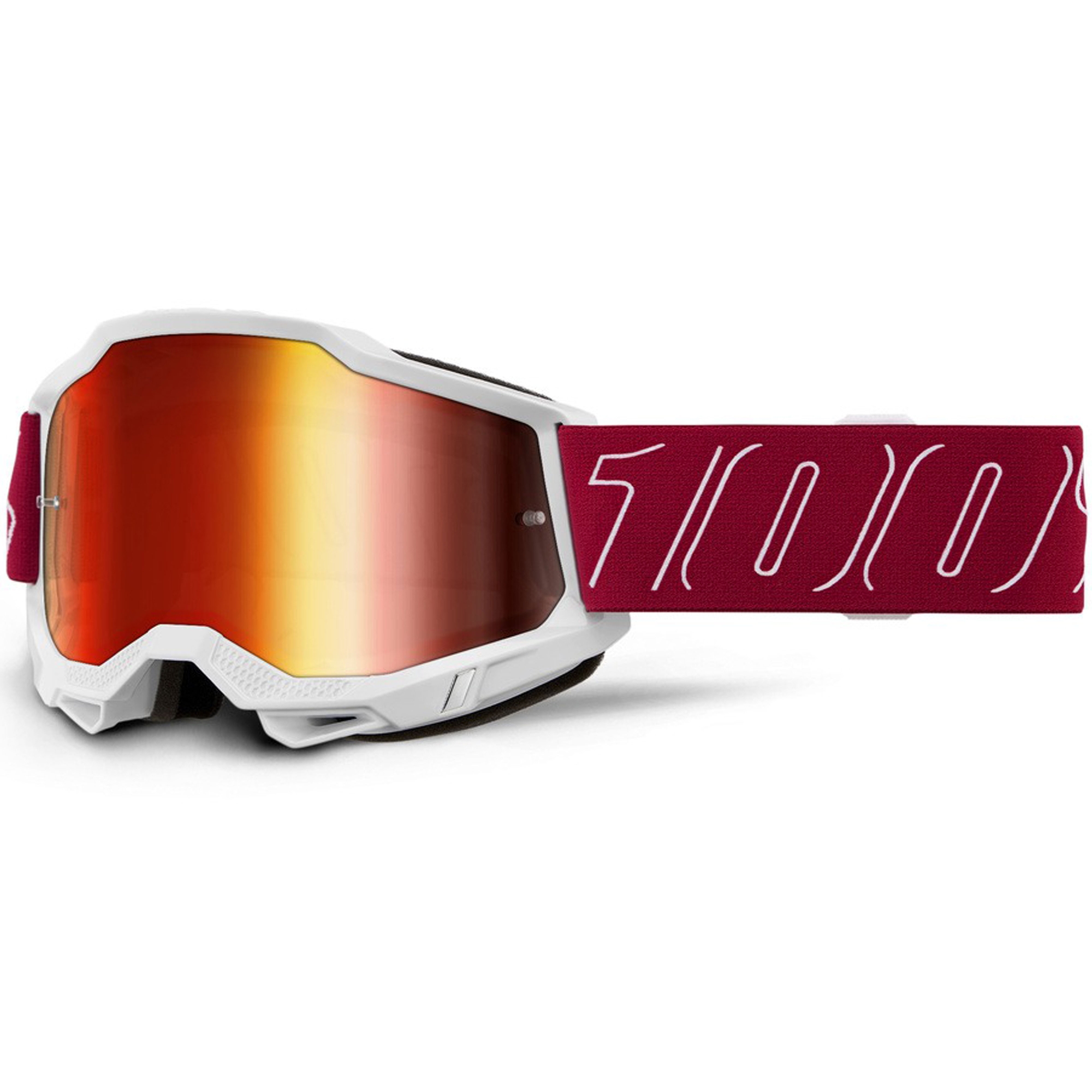 Motokrosové brýle 100% Accuri 2 Redline s červeným plexi