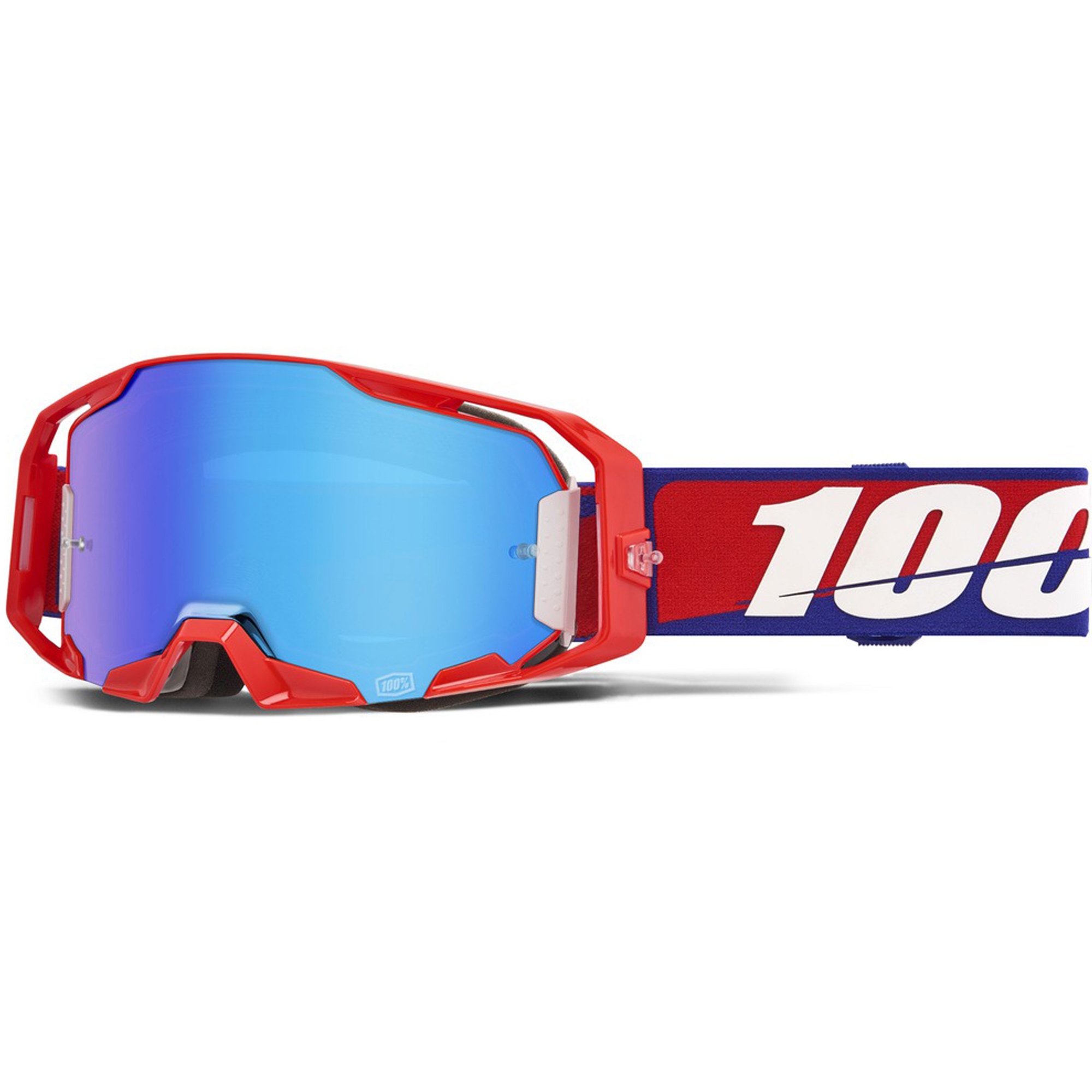 Motokrosové brýle 100% ARmatic Best s modrým plexi