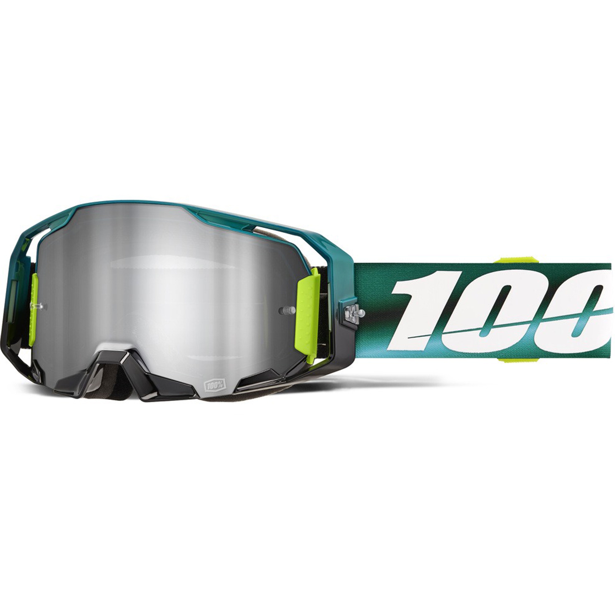 Motokrosové brýle 100% ARmatic Polarity se stříbrným plexi