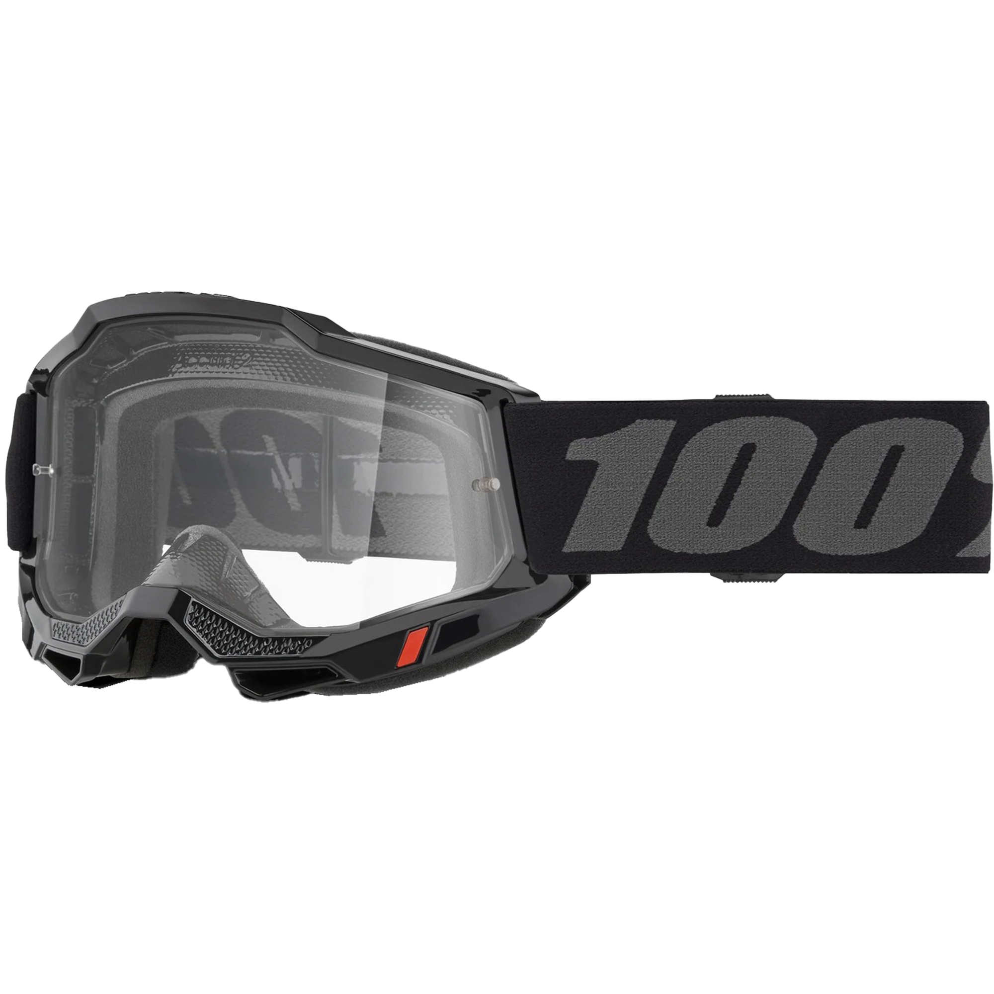Dětské motokrosové brýle 100% Accuri 2 Junior černé s čirým plexi
