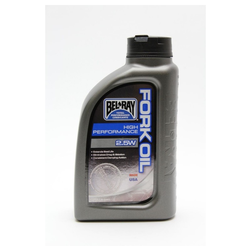 Tlumičový olej Bel-Ray HIGH PERFORMANCE FORK OIL 2.5W 1l