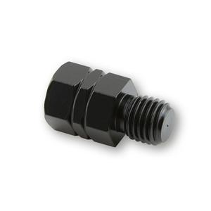 Adaptér pro zrcátko Highsider Smart z levého závitu M10 na pravý závit M10 černý