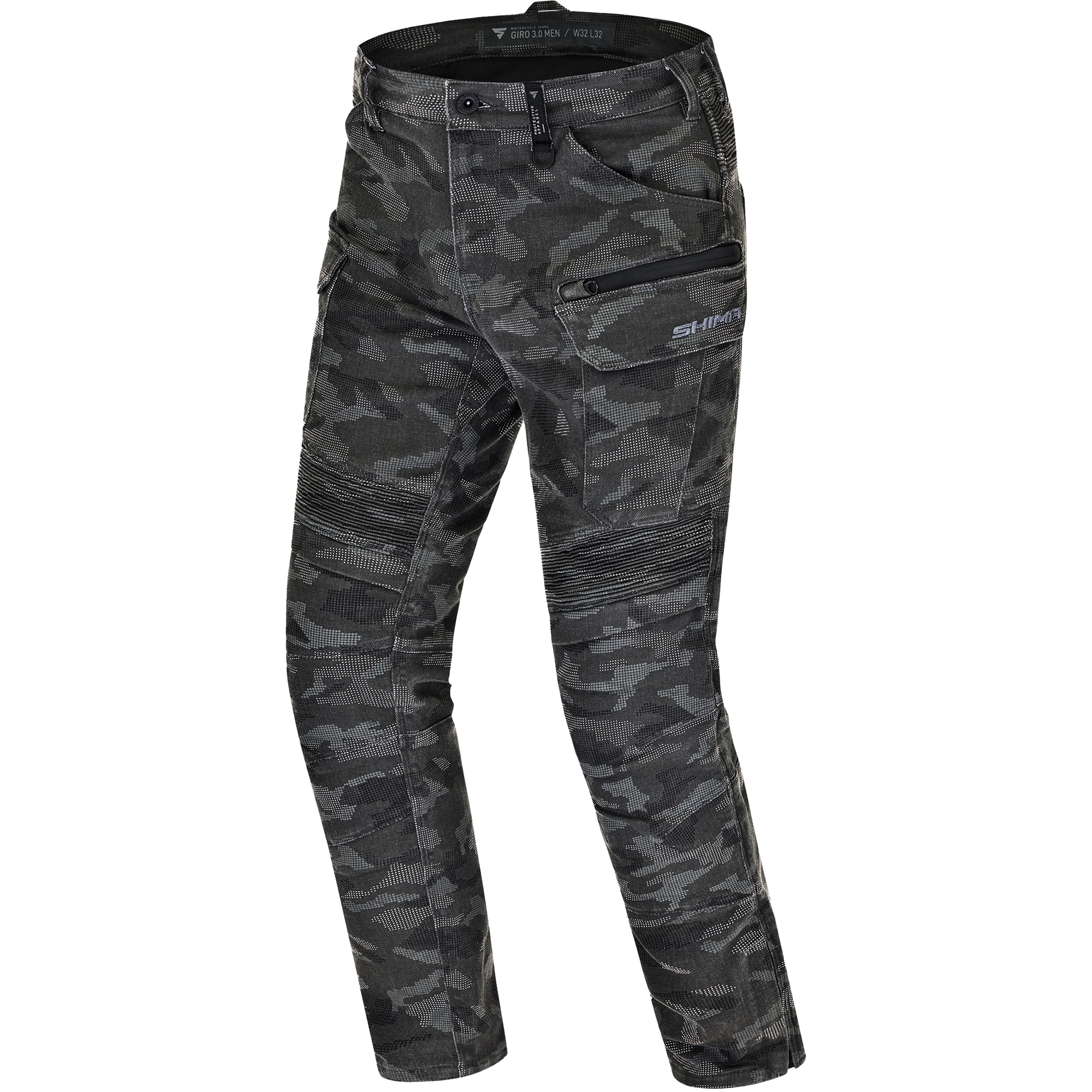 Dámské zkrácené kalhoty na motorku Shima Giro 3.0 camo Velikost: W24/L30