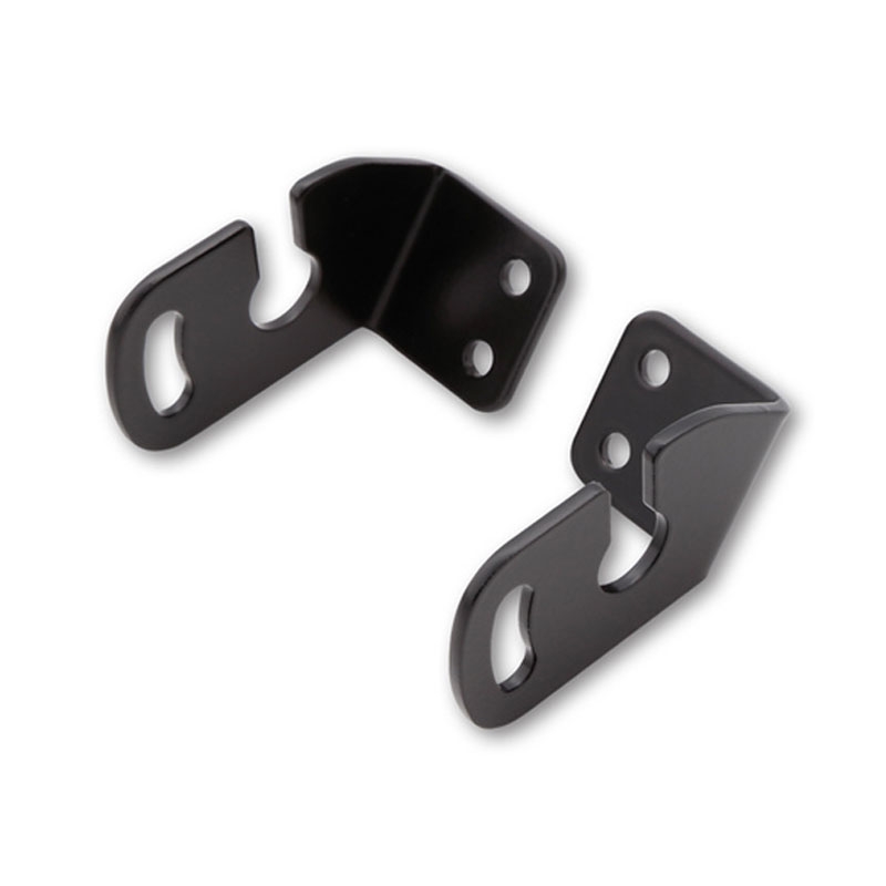 Držák originálních blinkrů Highsider Pro pro SPZ motorek Aprilia/BMW/Triumph/Yamaha černý