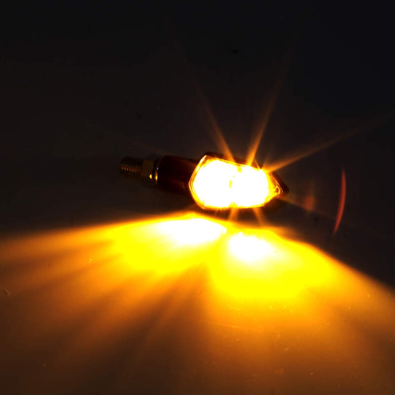 Blinkry na motorku Highsider Smart Shield-TS LED černé