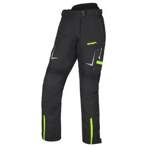 Dámské zkrácené kalhoty na motorku RSA EXO 2 černo-fluo žluté
