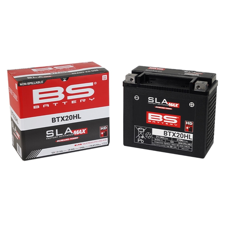 Továrně aktivovaná motocyklová baterie BS-BATTERY SLA MAX