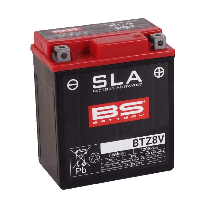 Továrně aktivovaná motocyklová baterie BS-BATTERY SLA