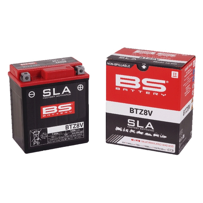 Továrně aktivovaná motocyklová baterie BS-BATTERY SLA